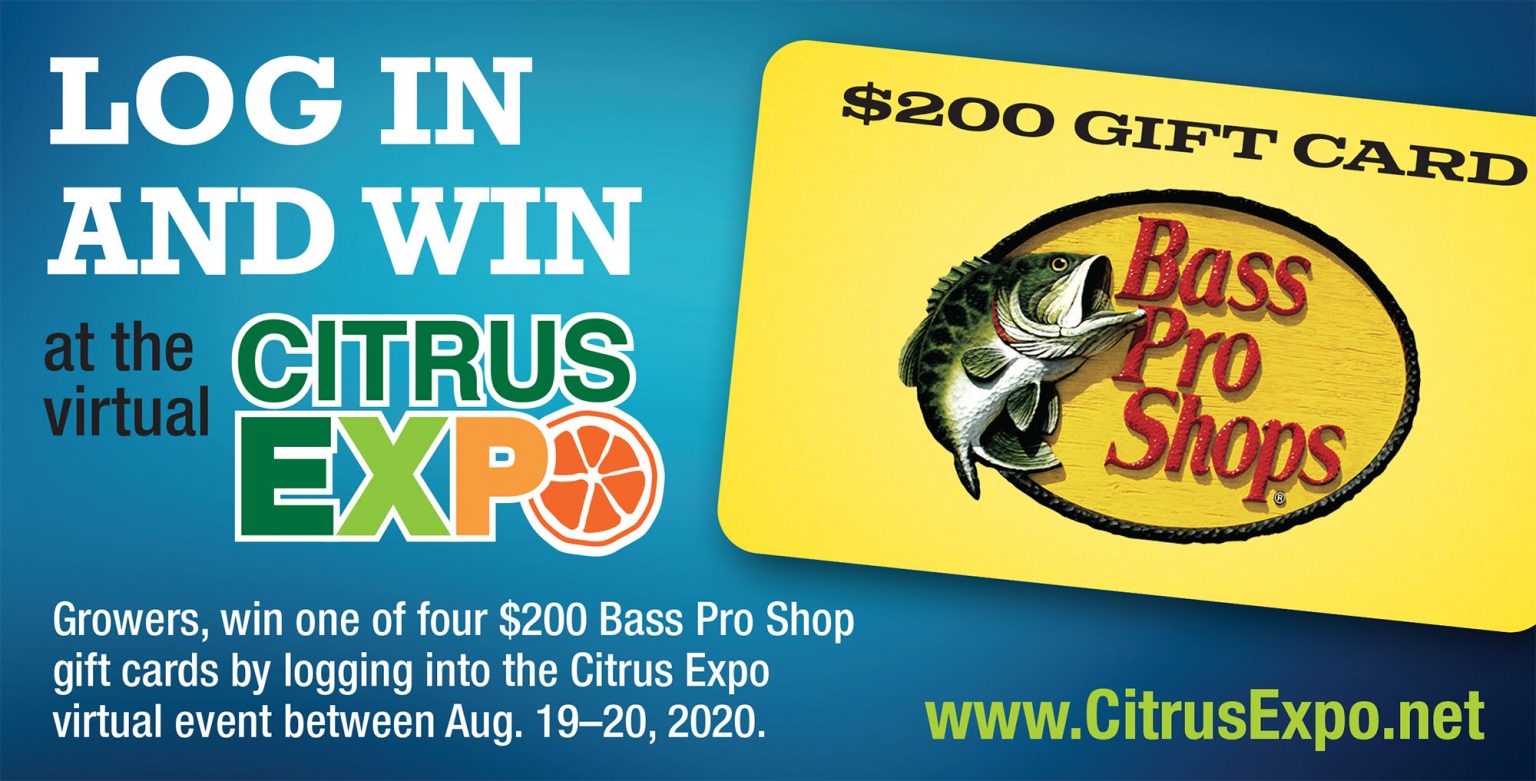 A Chance to Win a 200 Bass Pro Gift Card Citrus Expo